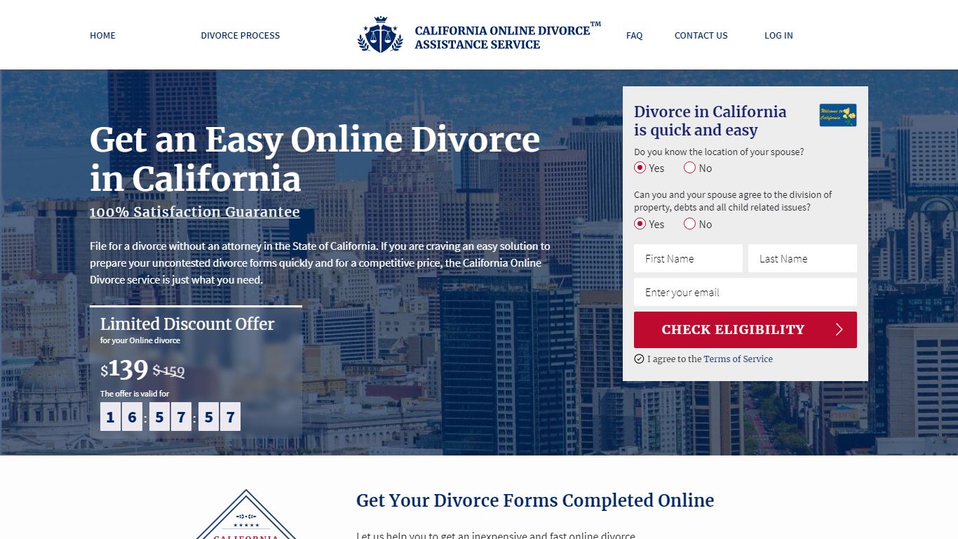 California Online Divorce: Simple & Fast Filing for Divorce in CA